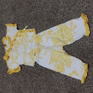 Yellow and White Tralala Layette Set